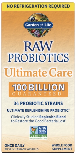 Image of RAW Probiotics Ultimate Care 100 Billion (Shelf-Stable)