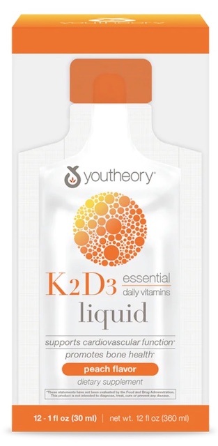 Image of K2 D3 Liquid 100/125 mcg Peach