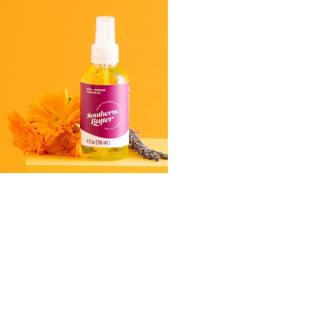 Image of Massage Oil Rose Lavender