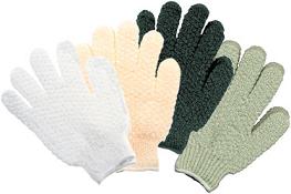 Image of Exfoliating Hydro Gloves White