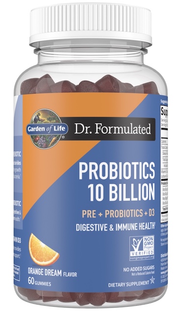 Image of Dr. Formulated Probiotics 10 Billion Gummies Orange Dream