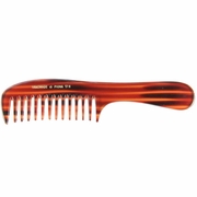 Image of Nutmeg Handle Handmade Detangler Comb
