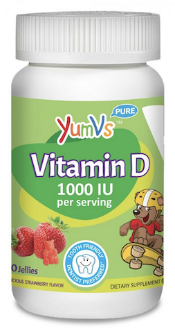 Image of YumVs Vitamin D3 1000 IU (25 mcg) Jellies