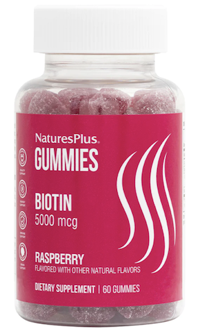 Image of Biotin 5000 mcg Gummies Raspberry