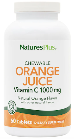 Image of Orange Juice Vitamin C 1000 mg Chewable Orange
