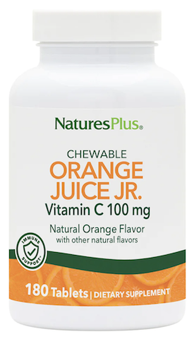 Image of Orange Juice Jr. Vitamin C 100 mg Chewable Orange