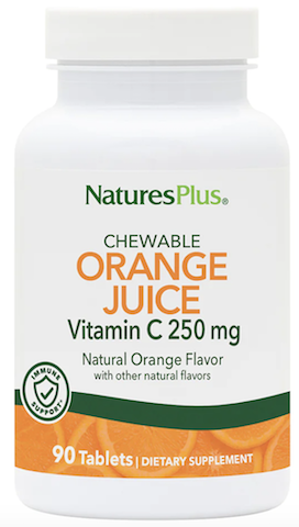 Image of Orange Juice Vitamin C 250 mg Chewable Orange