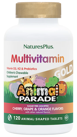 Image of Animal Parade GOLD Childrens Multi Chewable Assorted