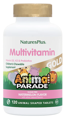 Image of Animal Parade GOLD Childrens Multi Chewable Watermelon