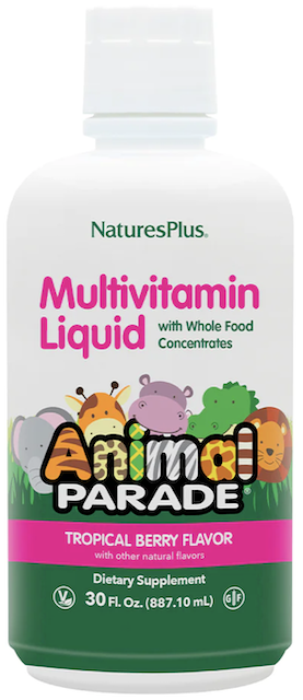 Image of Animal Parade Children's Multivitamin Liquid Tropical Berry