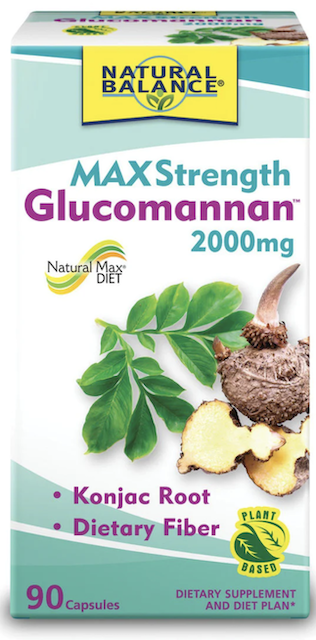Image of Glucomannan 2000 mg Max Strength (667 mg each capsule)
