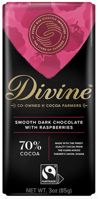 Image of Chocolate Bar Dark 70% with Raspberries