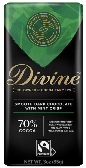 Image of Chocolate Bar Dark 70% with Mint Crisp