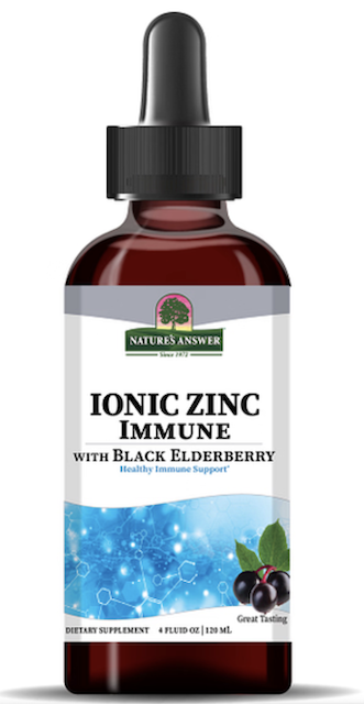 Image of Ionic Zinc Immue with Black Elderberry Liquid