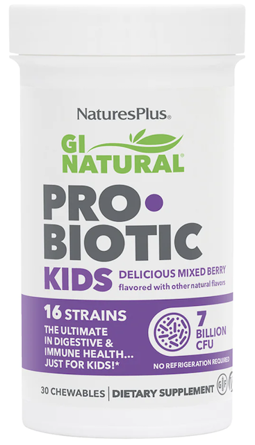 Image of GI NATURAL ProBiotic Kids 7 Billion 16 Strains Chewable Mixed Berry