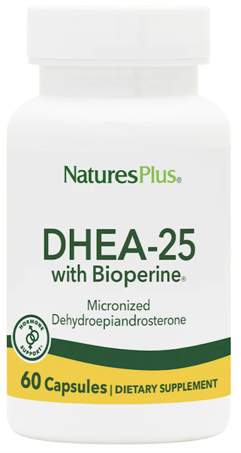 Image of DHEA 25 mg with Bioperine