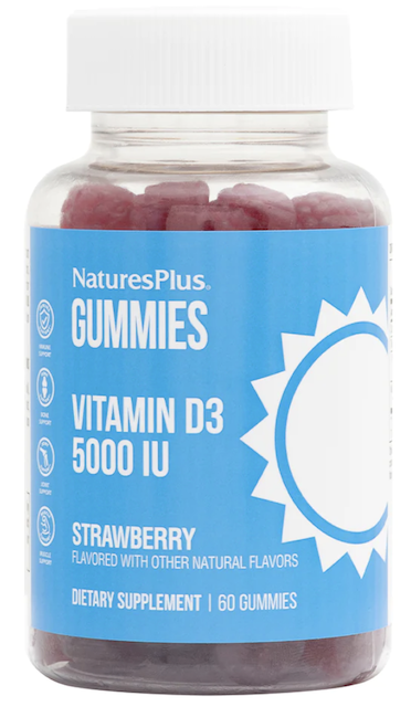 Image of Vitamin D3 125 mcg (5000 IU) Gummies Strawberry