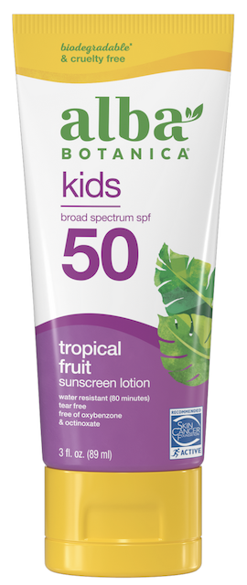 Image of Sun Care Sunscreen Lotion Kids Tropical Fruit SPF 50