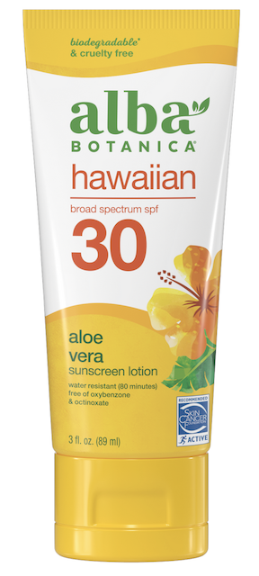 Image of Hawaiian Sunscreen Lotion Aloe Vera SPF 30