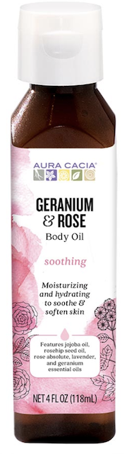 Image of Body Oil Geranium & Rose (Soothing)