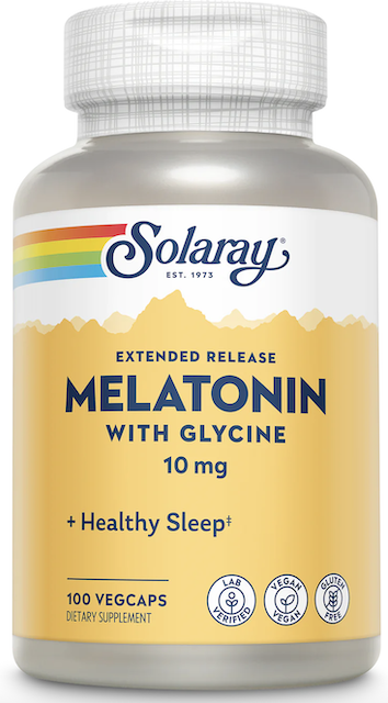 Image of Melatonin with Glycine 10/1000 mg Extended Release