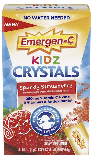 Image of Emergen-C Kidz Crystals Sparkly Strawberry