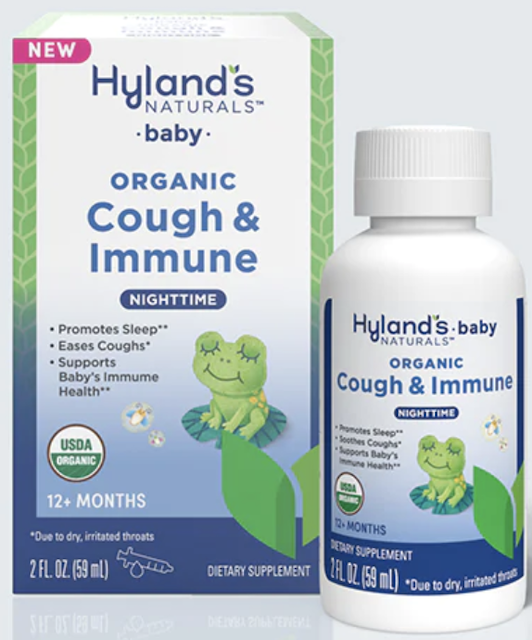 Image of Baby Cough & Immune Liquid Organic Nighttime