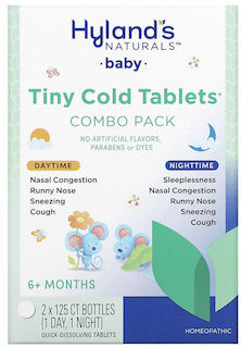 Image of Baby Tiny Cold Tablets Combo Pack Day/Night