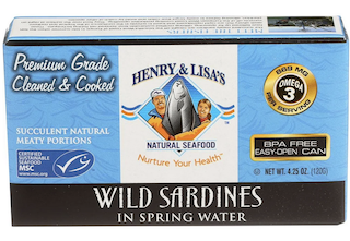Image of Wild Sardines in Spring Water