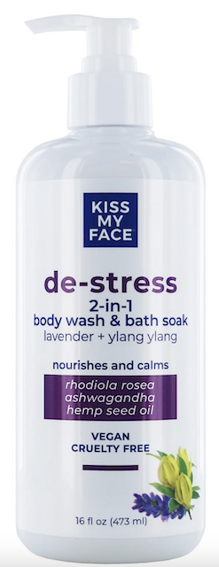 Image of Body Wash & Bath Soak De-Stress Lavender + Ylang Ylang