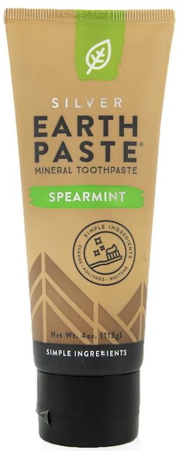 Image of Earthpaste Mineral Toothpaste with Silver Spearmint