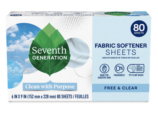 Image of Fabric Softener Sheets Free & Clear