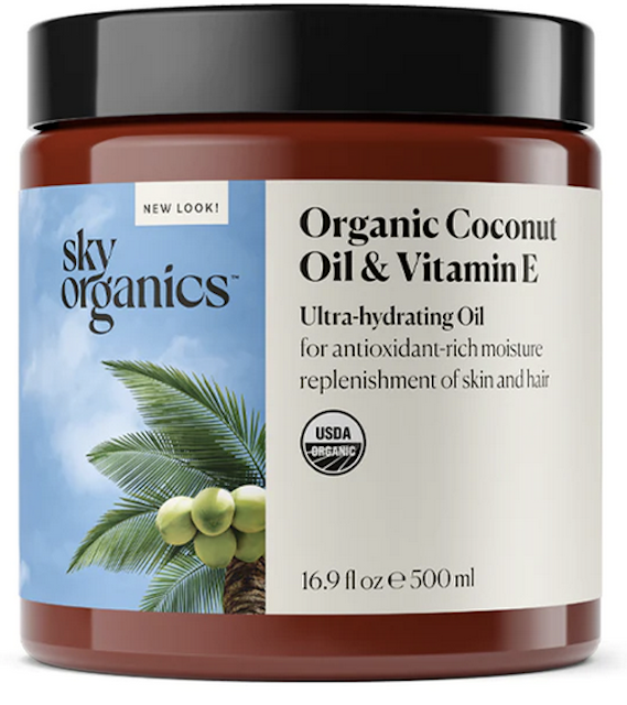 Image of Coconut Oil & Vitamin E Organic (for Sking & Hair)