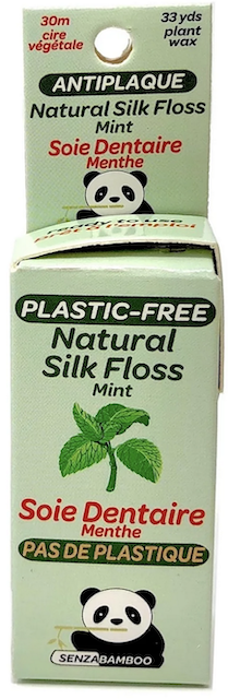 Image of Dental Floss Natural Silk Floss (Plastic Free) Mint