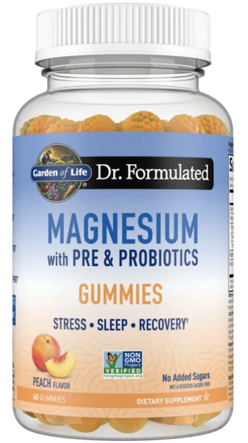Image of Dr. Formulated Magnesium Gummies (with Pre & Probiotics) Peach