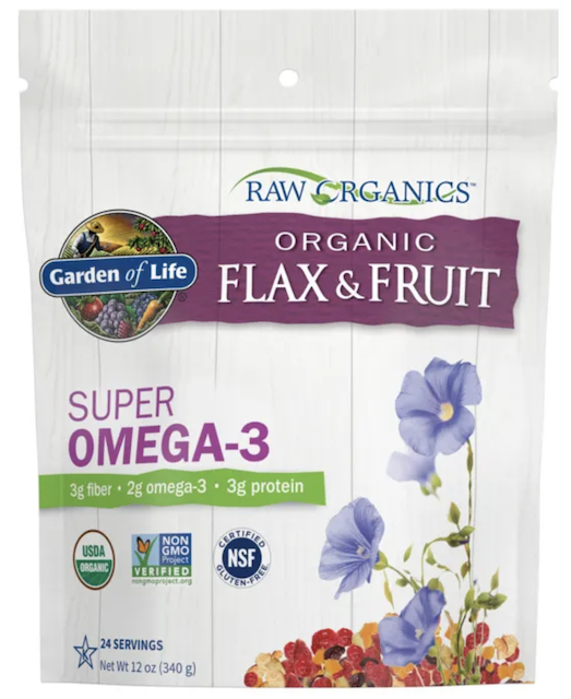 Image of RAW ORGANICS Flax & Fruit Organic