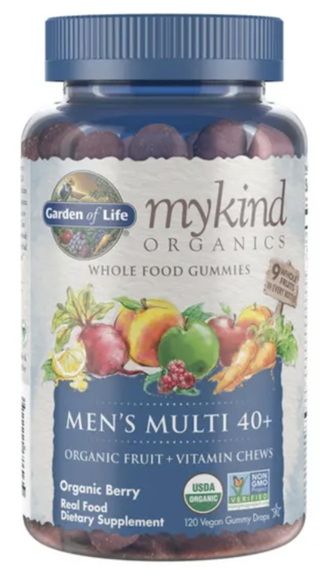 Image of mykind Organics Men's Multi 40+ Gummies Berry