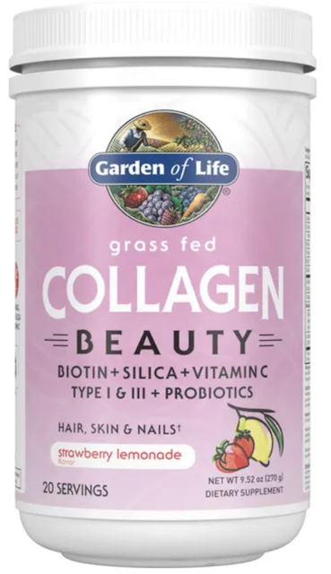 Image of Collagen Beauty Powder Grass Fed Strawberry Lemonade