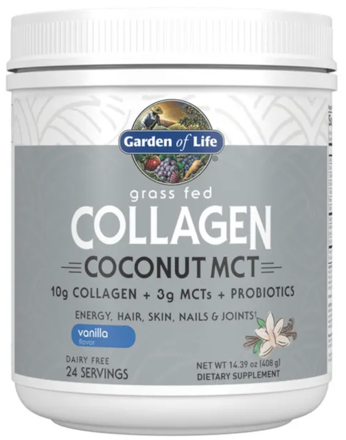 Image of Collagen Coconut MCT Powder Grass Fed Vanilla