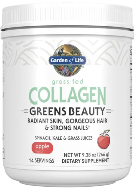 Image of Collagen Greens Beauty Powder Grass Fed Apple