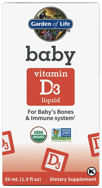 Image of BABY Organic Vitamin D3 15 mcg (600 IU) Liquid