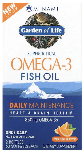 Image of MINAMI Omega-3 Fish Oil 850 mg Softgel Orange