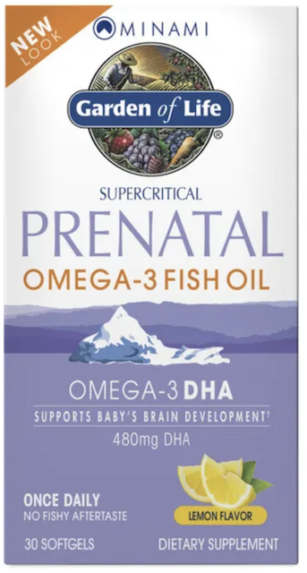 Image of MINAMI Prenatal Omega-3 Fish Oil 640 mg Softgel Lemon