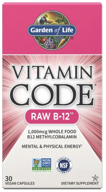 Image of Vitamin Code Raw Vitamin B12 1000 mcg (Methylcobalamin)