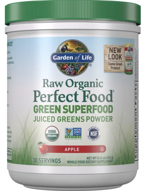 Image of Raw Organic Perfect Food Powder (Green Superfood) Apple