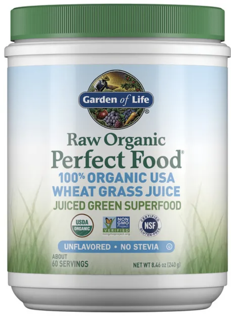 Image of Raw Organic Perfect Food Powder (Wheat Grass Juice) Unflavored