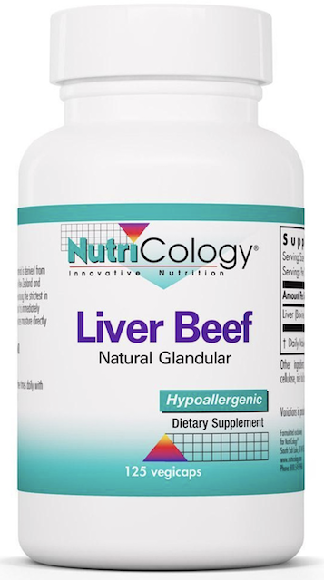 Image of Natural Glandular Liver Beef 500 mg