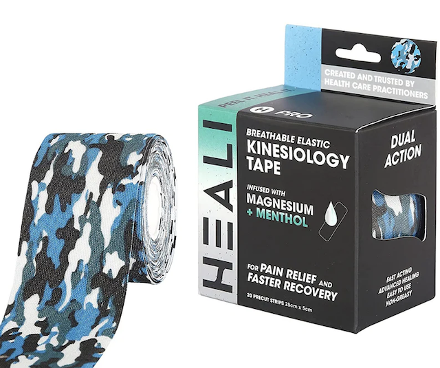 Image of Kinesiology Tape Infused Blue Camo
