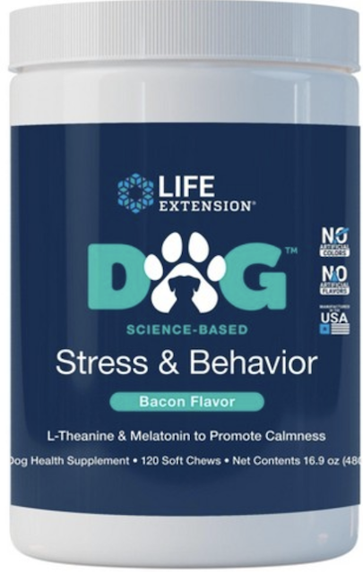 Image of PET DOG Stress & Behavior Chewable Bacon