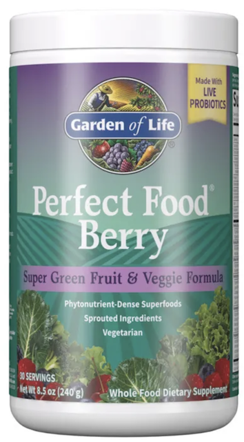 Image of Perfect Food Powder (Super Green Fruit & Veggie Formula) Berry